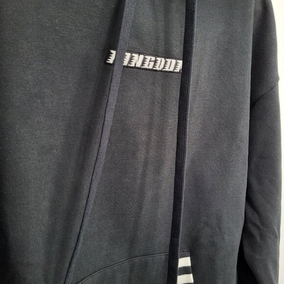 Kingdom Qore Pullover Hoodie Women's Size Large Oversized Team Black NWT - Picture 5 of 12